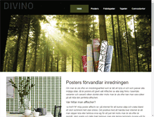 Tablet Screenshot of divinodesign.se